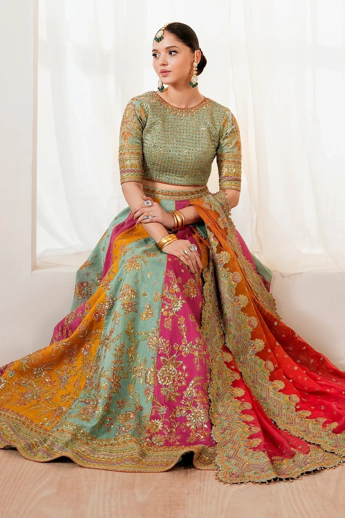 EMBROIDERED SILK