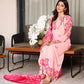 Afsheen Pink Printed 3pc