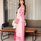 Afsheen Pink Printed 3pc