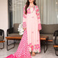 Afsheen Pink Printed 3pc