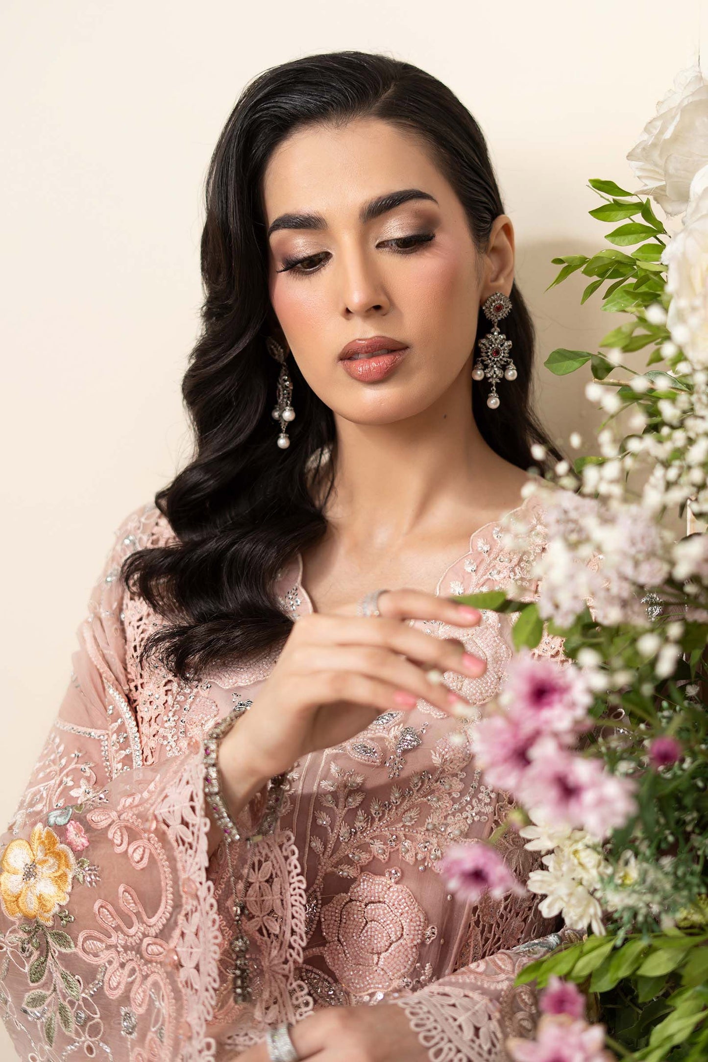MARIA B Embroidered Chiffon