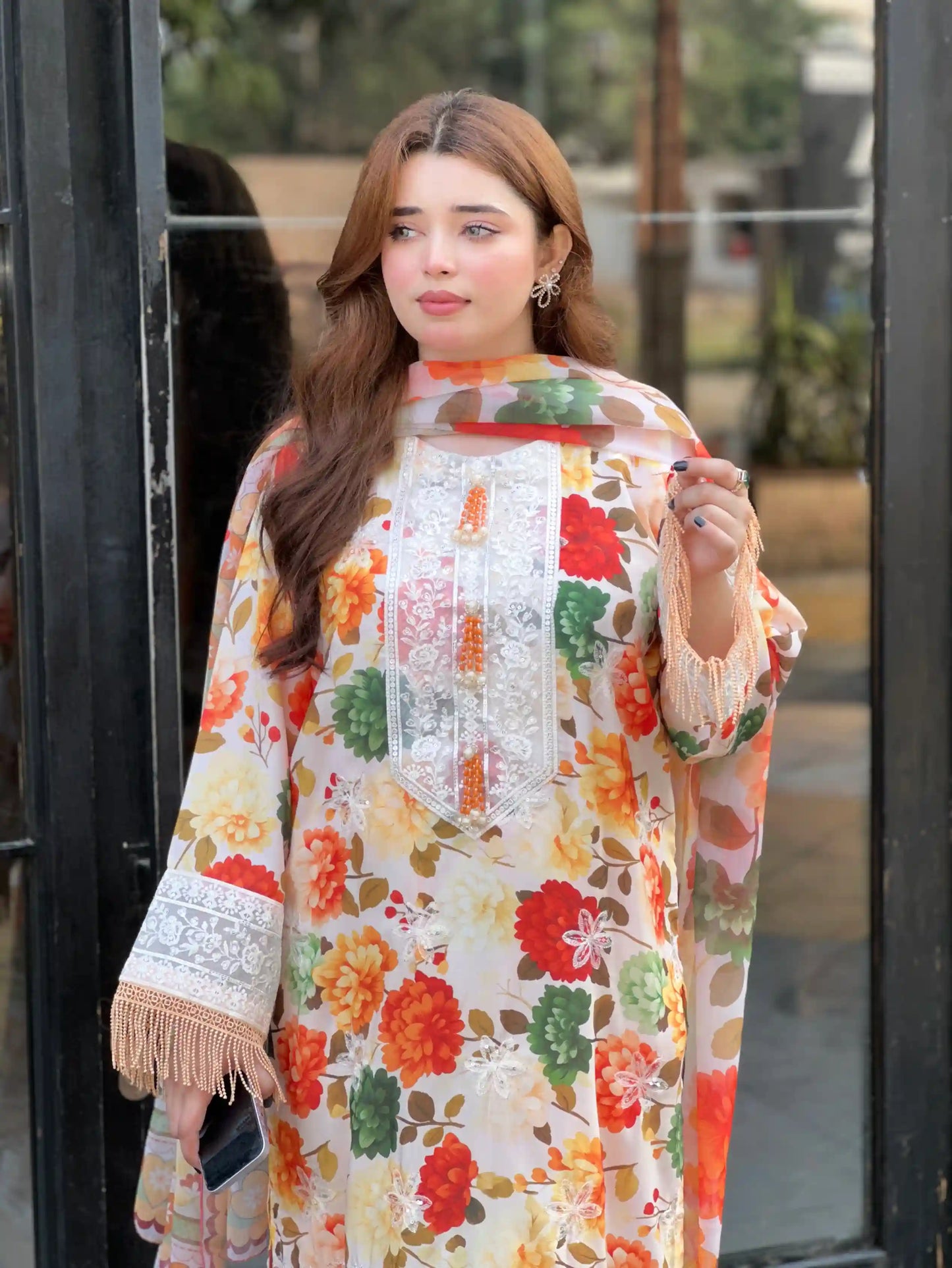 Flower Printed 3pc
