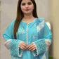 Horiya SkyBlue Emb 3pc