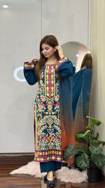 Murawat Blue Emb 3pc