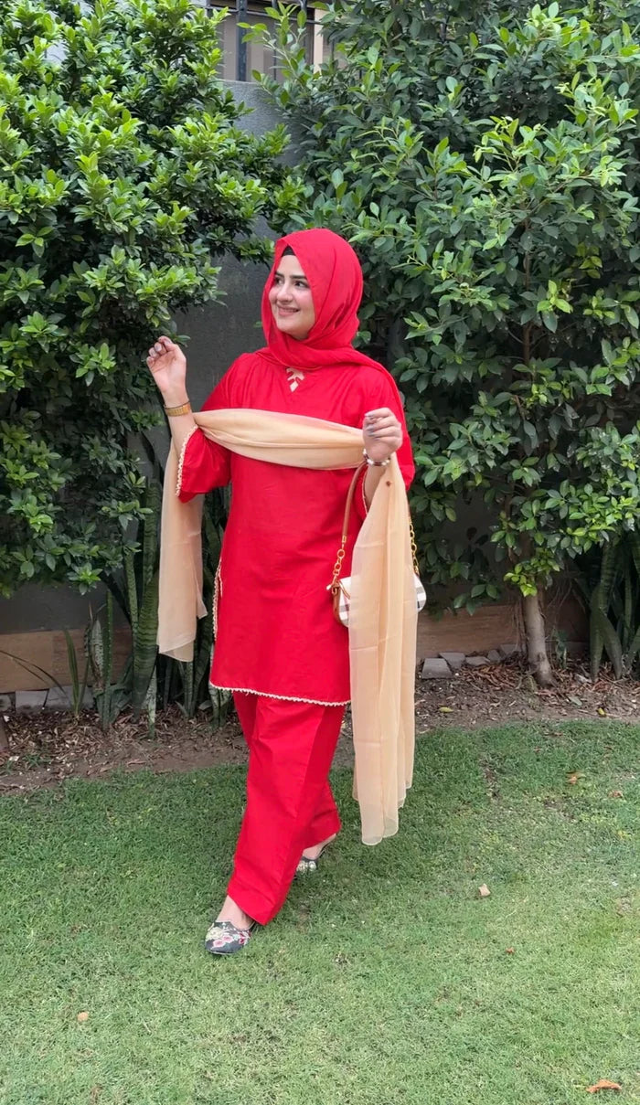 Maliha Red 3pc