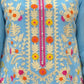 Murawat Sky Blue Emb 3pc