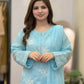 Horiya SkyBlue Emb 3pc