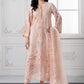 3 Piece Embroidered Dobby Lawn Suit | DS-2513-A