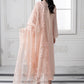 3 Piece Embroidered Dobby Lawn Suit | DS-2513-A