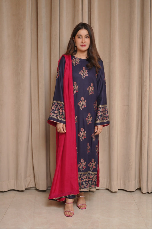 Nafees Printed 3pc