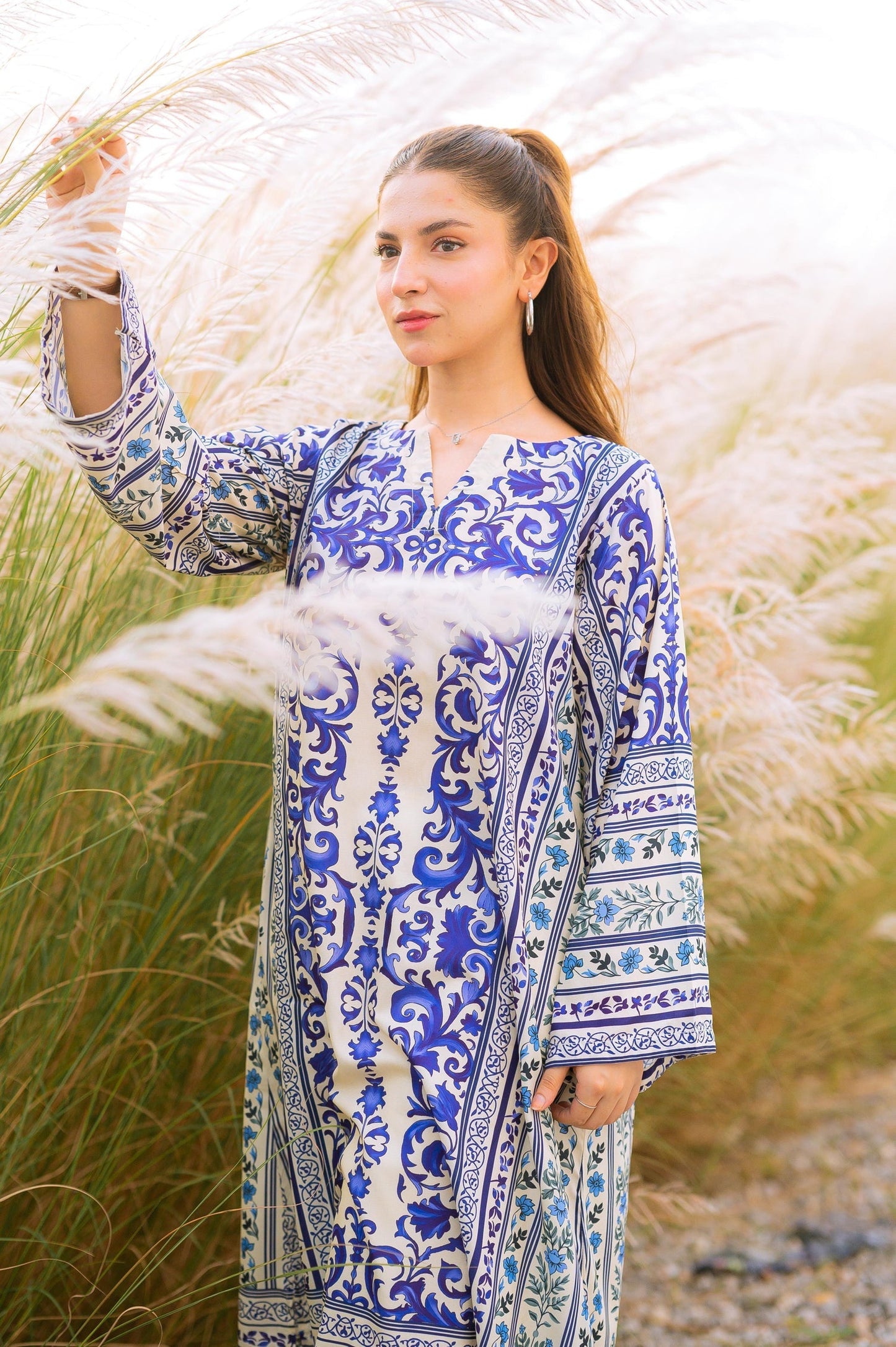 Yumna Printed 2pc Poly Lawn
